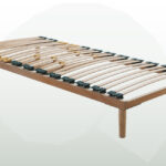 Rete a doghe in legno FLEXA PLUS con gambe in faggio massello